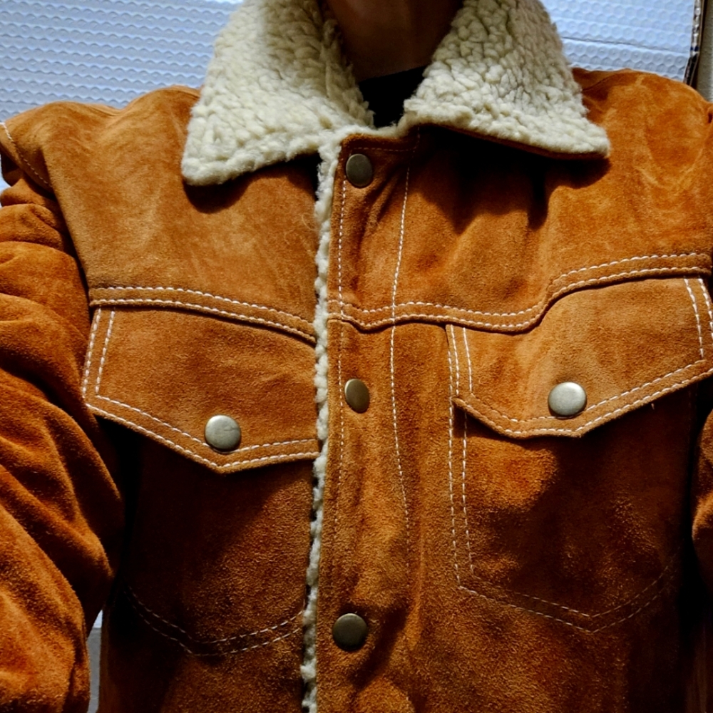 NWT Suede leather jacket